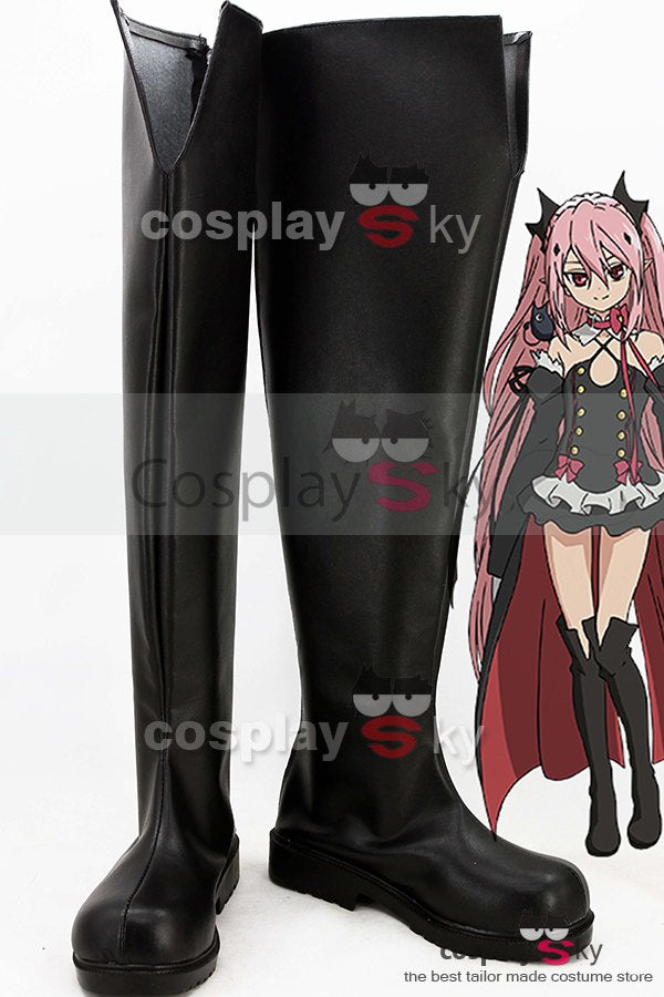 Seraph of the End Krul Tepes Boots Cosplay Shoes