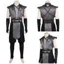 Mortal Kombat Tomas Vrbada /Smoke Gray Male Fighter Roleplay Jumpsui Party Carnival Halloween Cosplay Costume