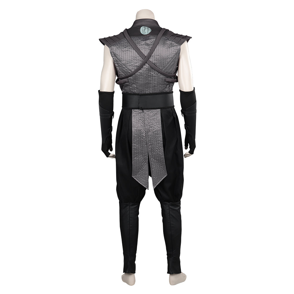 Mortal Kombat Tomas Vrbada /Smoke Gray Male Fighter Roleplay Jumpsuit