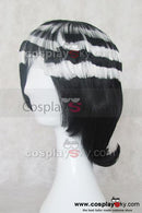 Soul Eater Death the Kid Stratified Black And White Cosplay Wig