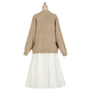 Sousou No Frieren Anime Frieren Sweater Dress Halloween Party Carnival Cosplay Costume