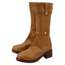 Sousou No Frieren Anime Frieren Women Brown Cosplay Shoes Boots Halloween Costumes Accessory Custom Made