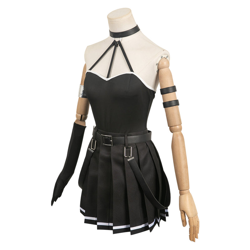 Sousou No Frieren Anime Ubel Women Black Dress Party Carnival Halloween Cosplay Costume