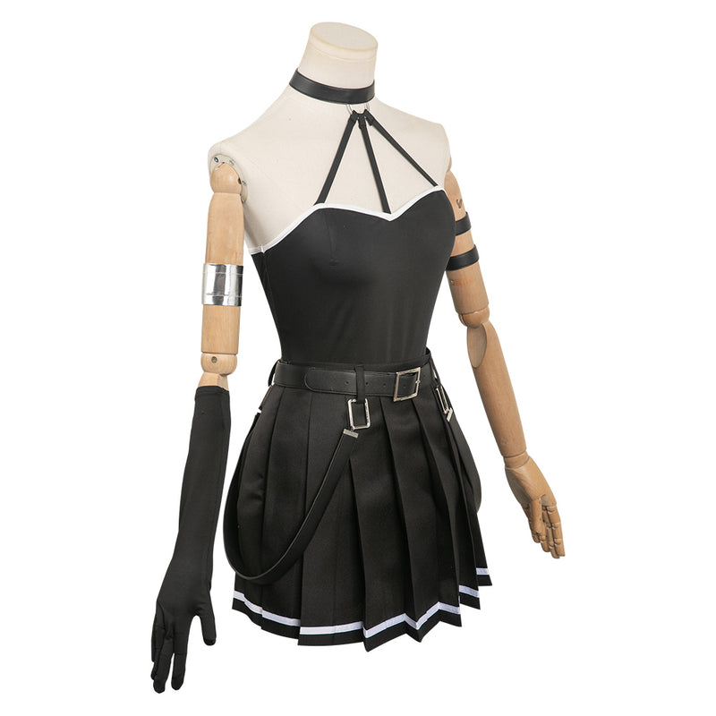 Sousou No Frieren Anime Ubel Women Black Dress Party Carnival Halloween Cosplay Costume