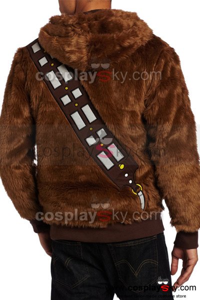 I Am Chewie Chewbacca Furry Costume Hoodie Cosplay Jacket