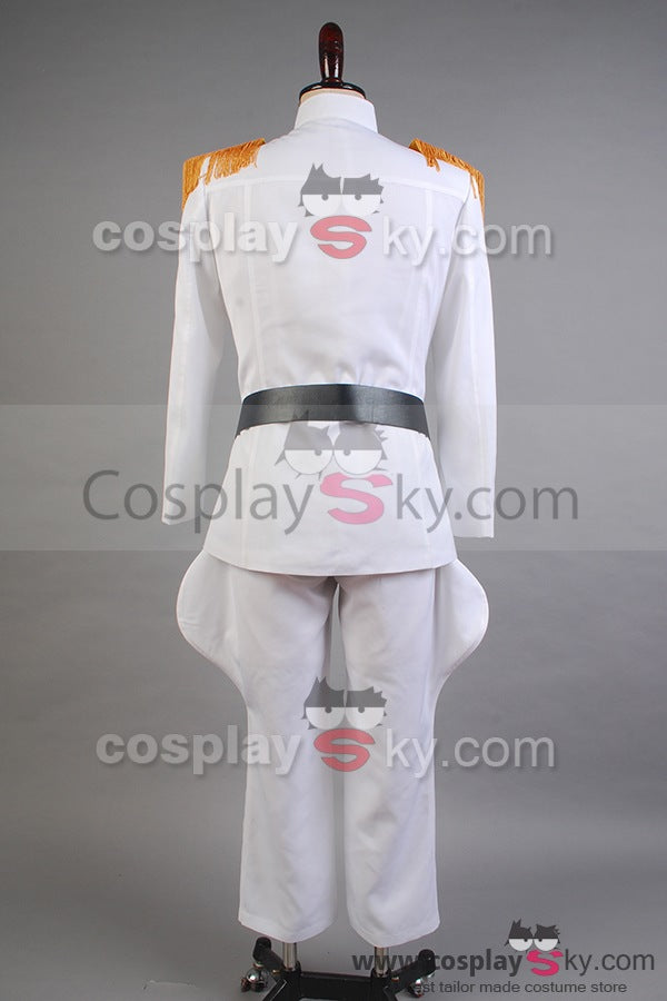 Imperial Officer White Grand Admiral Uniform Cosplay Costume