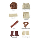 Star Wars Jedi Knight Kids Children Brown Outfits Party Carnival Halloween Cosplay Costume 