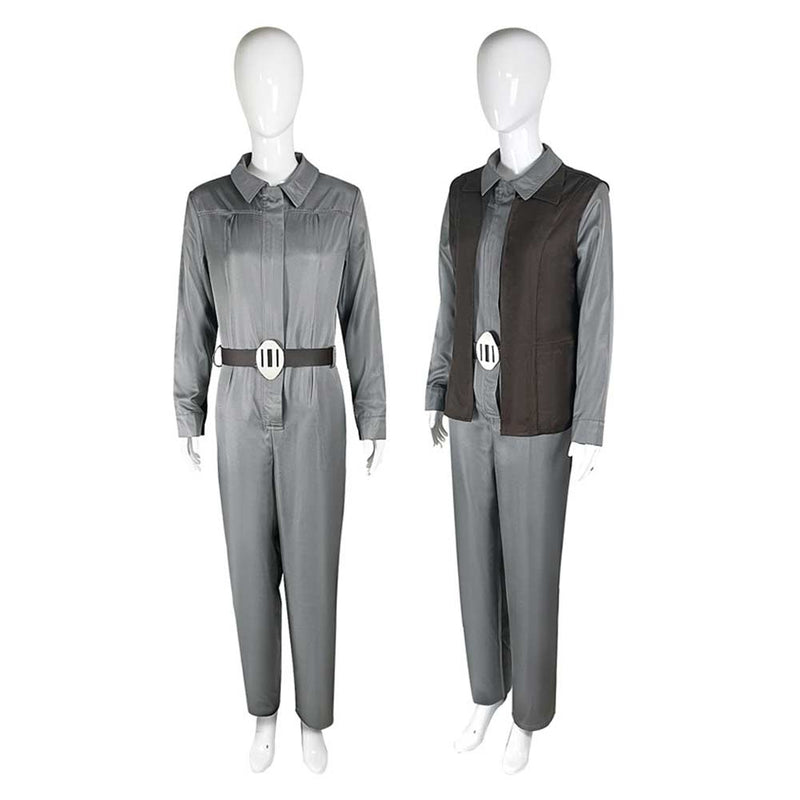 Star Wars Leia Organa Solo Women Grey Outfits Party Carnival Halloween Cosplay Costume