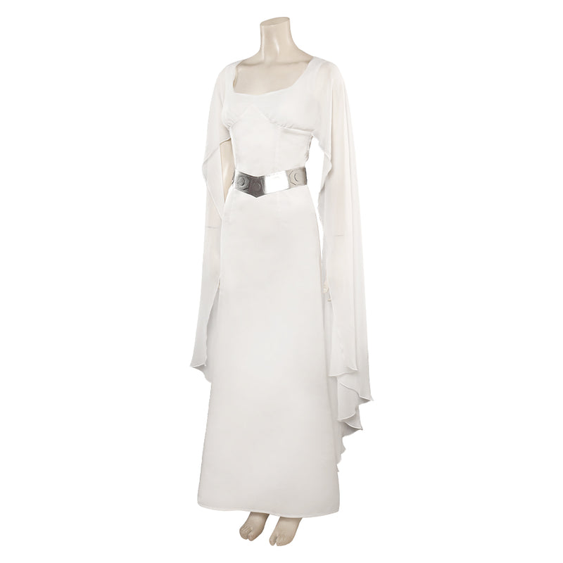 leia white dress Leia Organa Medal Ceremony Dress White Dress Cosplay Costume