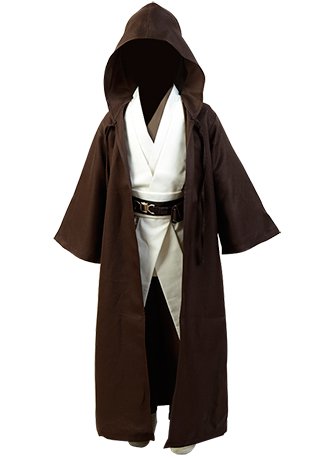 Kids Children SW Obi Wan Kenobi Jedi Costume Cosplay Costume