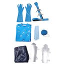 Suicide Squad: Kill the Justice League Game Captain Boomerang Blue Set With Hat Cosplay Costume