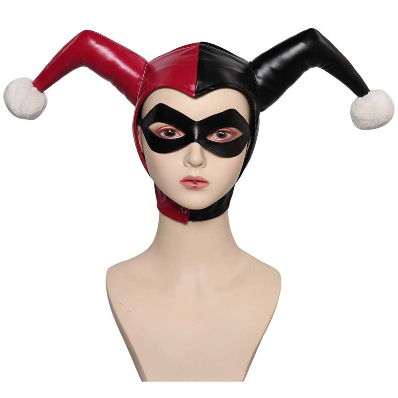 Suicide Squad: Kill the Justice League Game Harley Quinn Cosplay Hat Eyemask Set Halloween Party Costume Props