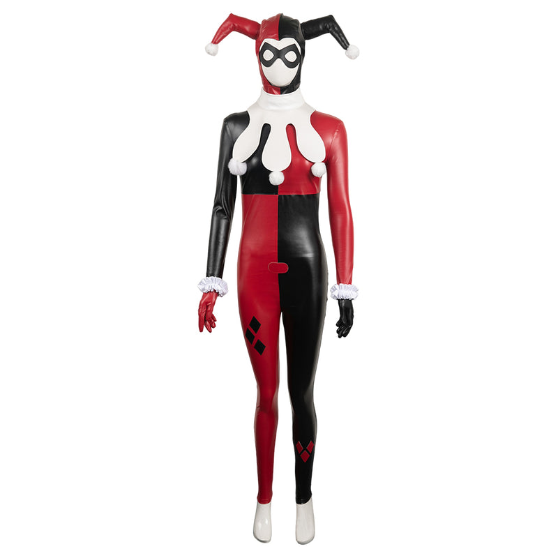 Suicide Squad: Kill the Justice League Game Harley Quinn Women Jumpsuit Party Carnival Halloween Cosplay Costume