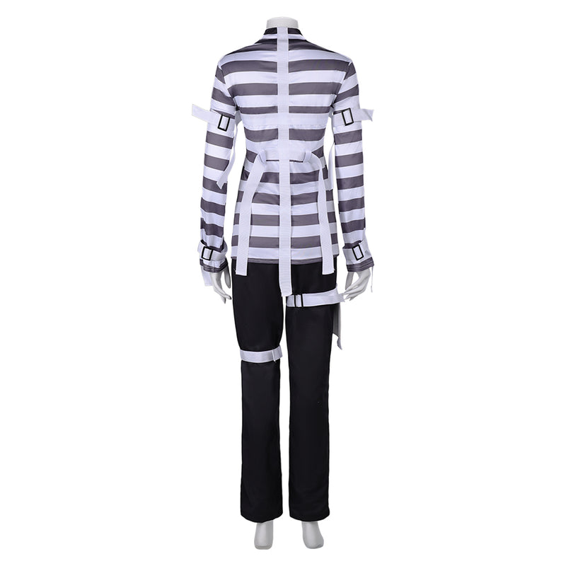 Suicide Squad: Kill the Justice League Game Harley Quinn Women Prison Uniform Cosplay Costume
