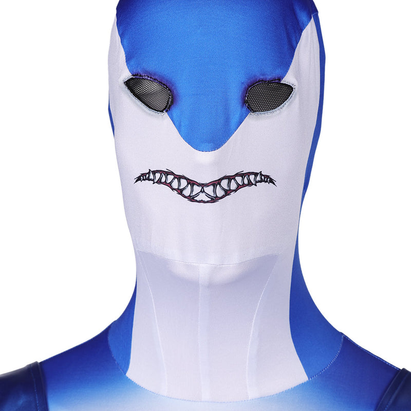 Suicide Squad: Kill the Justice League Game King Shark Blue Jumpsuit Cosplay Costume