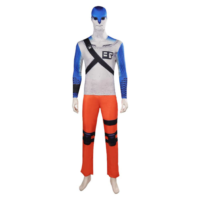 Suicide Squad: Kill the Justice League Game King Shark Prisoner Uniform Party Carnival Halloween Cosplay Costume