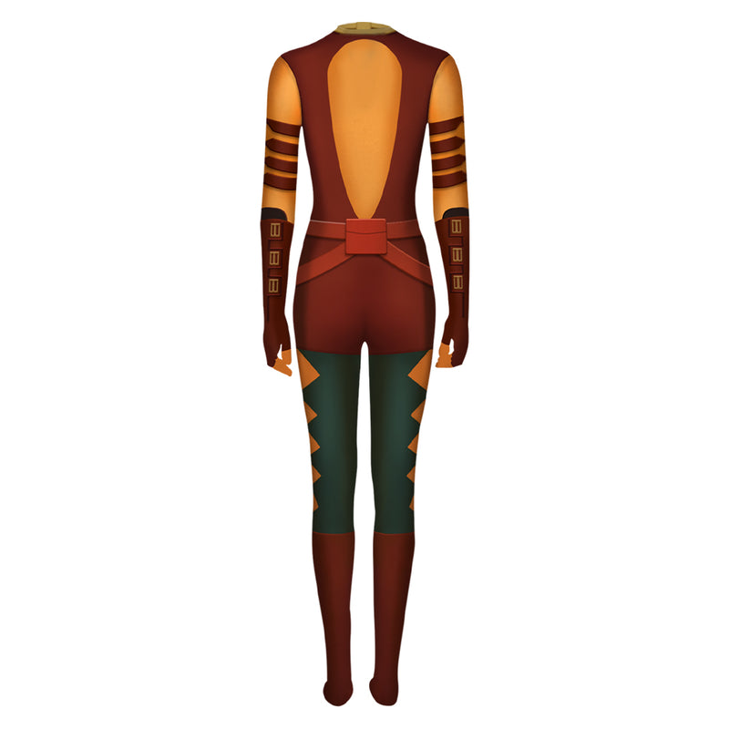 SW Ahsoka Tano Women Jumpsuit Outfits Party Carnival Halloween Cosplay Costume