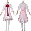 Tekken 8 Game Lili Women Pink Dress Set Party Carnival Halloween Cosplay Costume