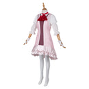 Tekken 8 Game Lili Women Pink Dress Set Party Carnival Halloween Cosplay Costume