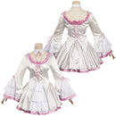 Tekken 8 Game Lili Women White Dress Set Party Carnival Halloween Cosplay Costume
