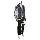 Tekken Game Jin Kazama Black Outfit Party Carnival Halloween Cosplay Costume