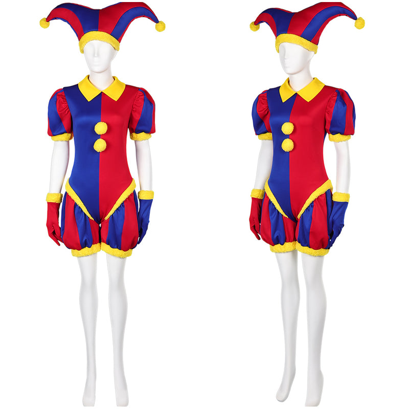 The Amazing Digital Circus Aime Pomni Jumpsuit Halloween Party Carnival Cosplay Costume