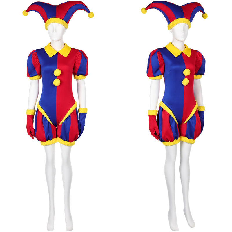 The Amazing Digital Circus Aime Pomni Jumpsuit Halloween Party Carnival Cosplay Costume