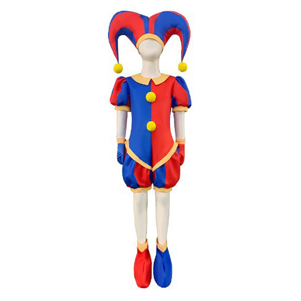 The Amazing Digital Circus TV Pomni Kids Children Jumpsuit Party Carnival Halloween Cosplay Costume