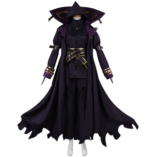 The Eminence in Shadow Anime Cid Kageno Black Outfit Party Carnival Halloween Cosplay Costume