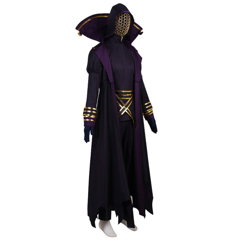 The Eminence in Shadow Anime Cid Kageno Black Outfit Party Carnival Halloween Cosplay Costume