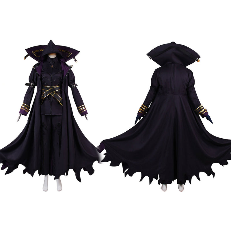 The Eminence in Shadow Anime Cid Kageno Black Outfit Party Carnival Halloween Cosplay Costume