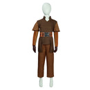 The Mando TV Ragnar Vizsla Kids Children Brown Suit Party Carnival Halloween Cosplay Costume