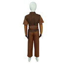 The Mando TV Ragnar Vizsla Kids Children Brown Suit Party Carnival Halloween Cosplay Costume