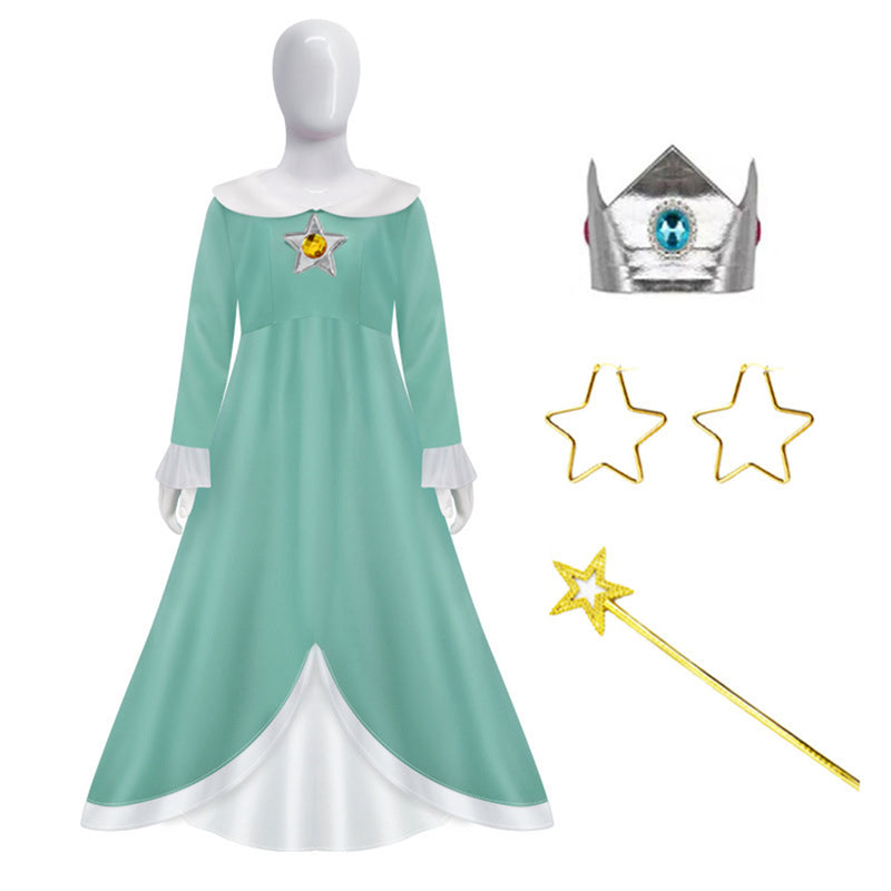 Princess Peach Princess Costume Mario Game Game Costume -  Portugal