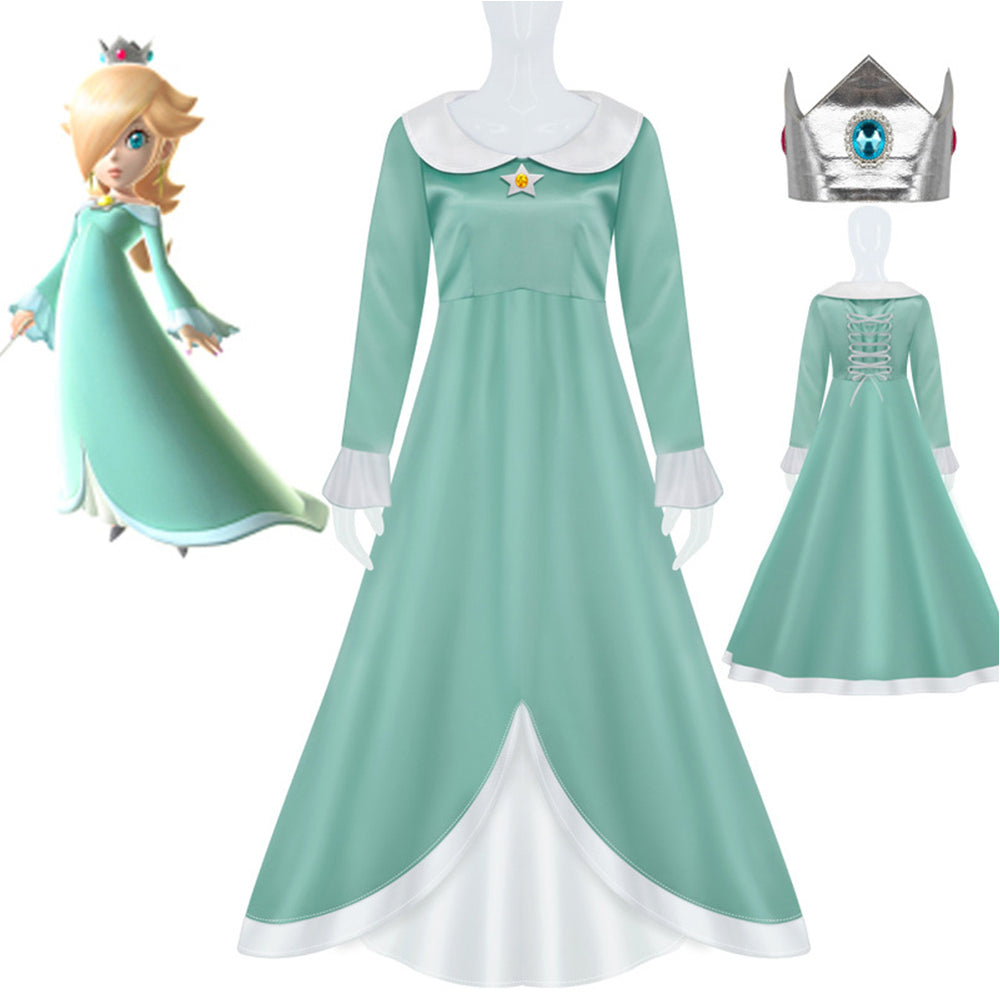 Peach Princess Outfits Halloween Carnival Party Cosplay Costume