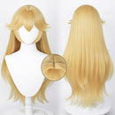 The Super Mario Bros. Princess Peach Wig Heat Resistant Synthetic Hair Carnival Halloween Party Props