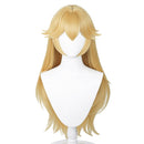 The Super Mario Bros. Princess Peach Wig Heat Resistant Synthetic Hair Carnival Halloween Party Props