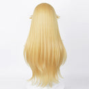 The Super Mario Bros. Princess Peach Wig Heat Resistant Synthetic Hair Carnival Halloween Party Props