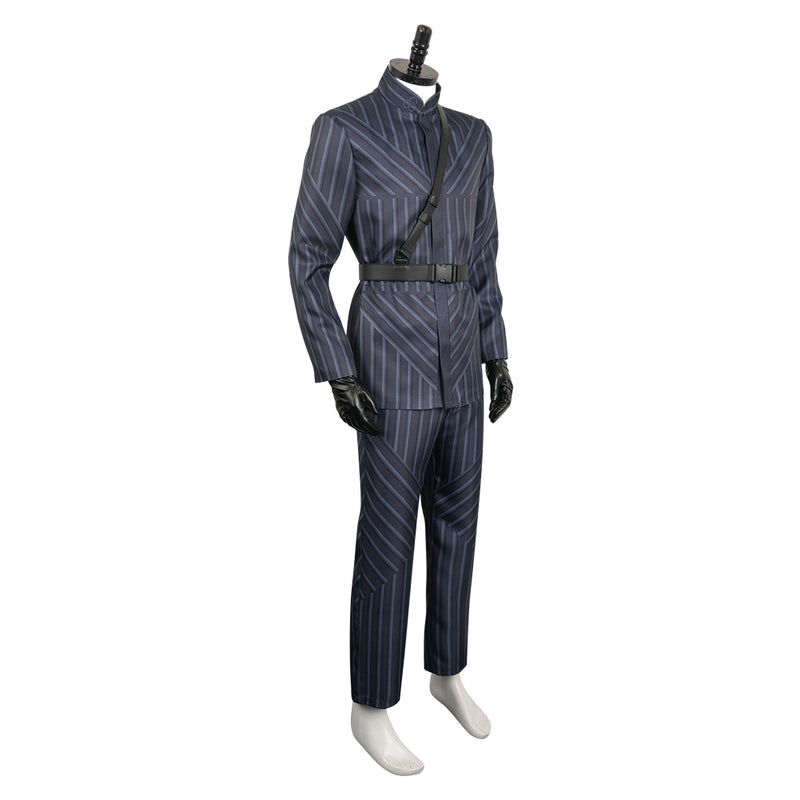 The Walking Dead: The Ones Who Live 2024 TV Rick Grimes Blue Suit Cosplay Costume