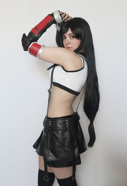 Final Fantasy VII 7 Remake Tifa Lockhart Outfit Cosplay Costume