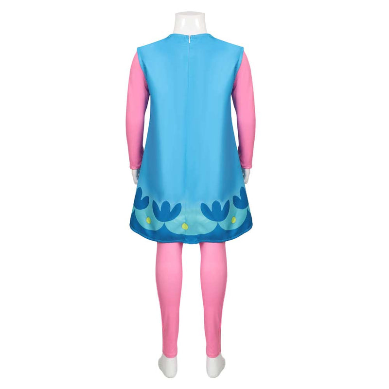 Trolls 2：World Tour Poppy Halloween Carnival Cosplay Costume Suit