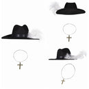 TV 2023 One Piece Eagle Eye Cross Necklace Hat Halloween Carnival Accessories Proop