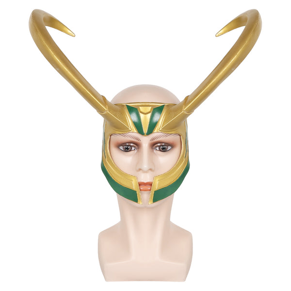 TV Loki Season 2 Longhorn Mask Cosplay Latex Masks Helmet Masquerade Halloween Party Costume Props