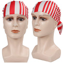 TV One Piece 2023 Buggy Striped Cosplay Headband Halloween Carnival Accessories