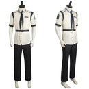 TV One Piece Marines Short Sleeved Outfits Uniform Halloween Carnival Cosplay Costume