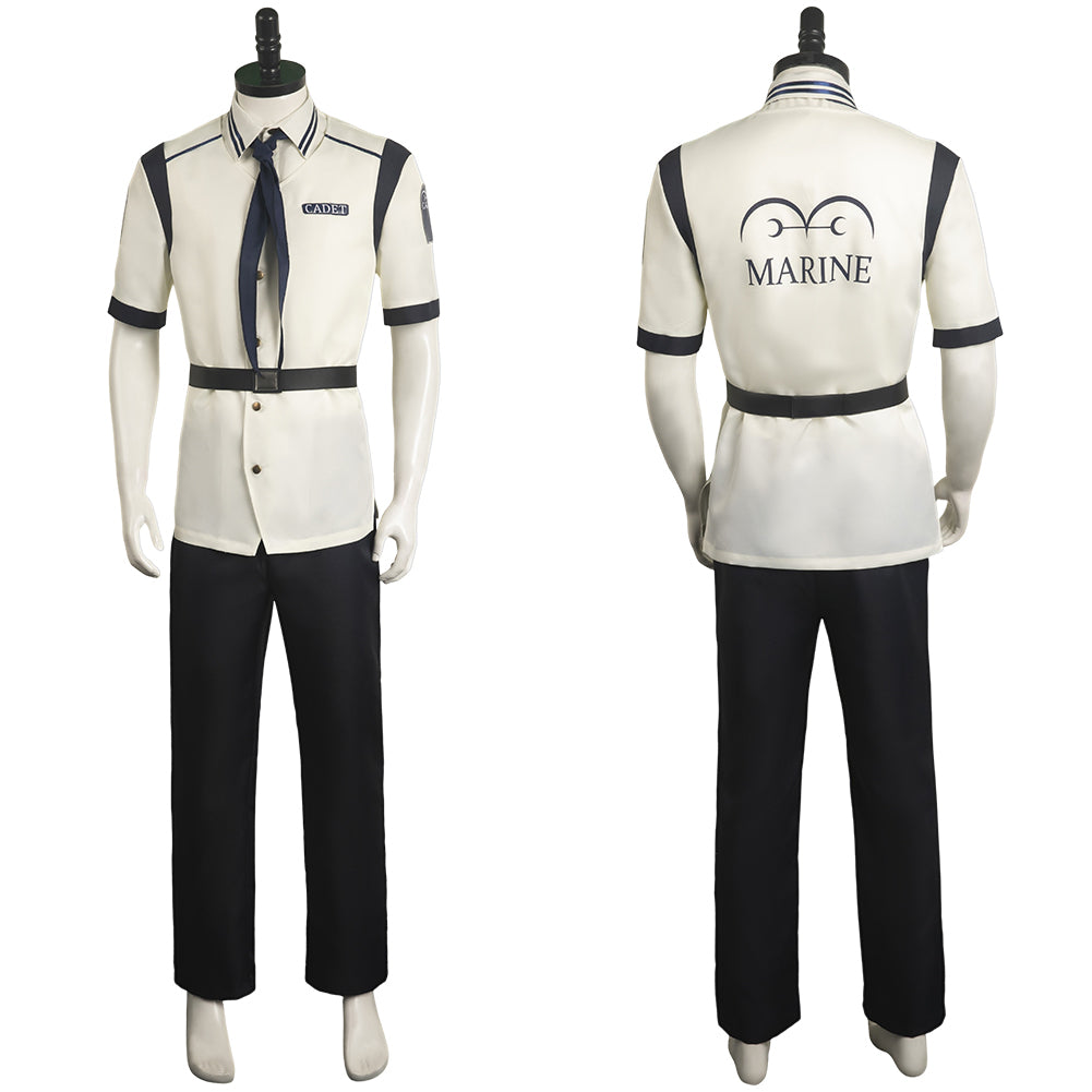 One Piece Soldat de Marine Cosplay Costume