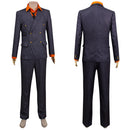 TV One Piece Sanji Black Uniform Outfits Halloween Party Carnival Cosplay Costume
