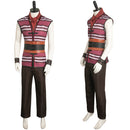 TV One Piece The Clown Buggy  Striped Outsuits Party Carnival Halloween Cosplay Costume