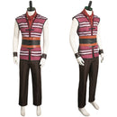TV One Piece The Clown Buggy  Striped Outsuits Party Carnival Halloween Cosplay Costume
