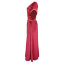 Villain Mama Gothel the Witch Adult Female Red Dress Party Carnival Halloween Cosplay Costume